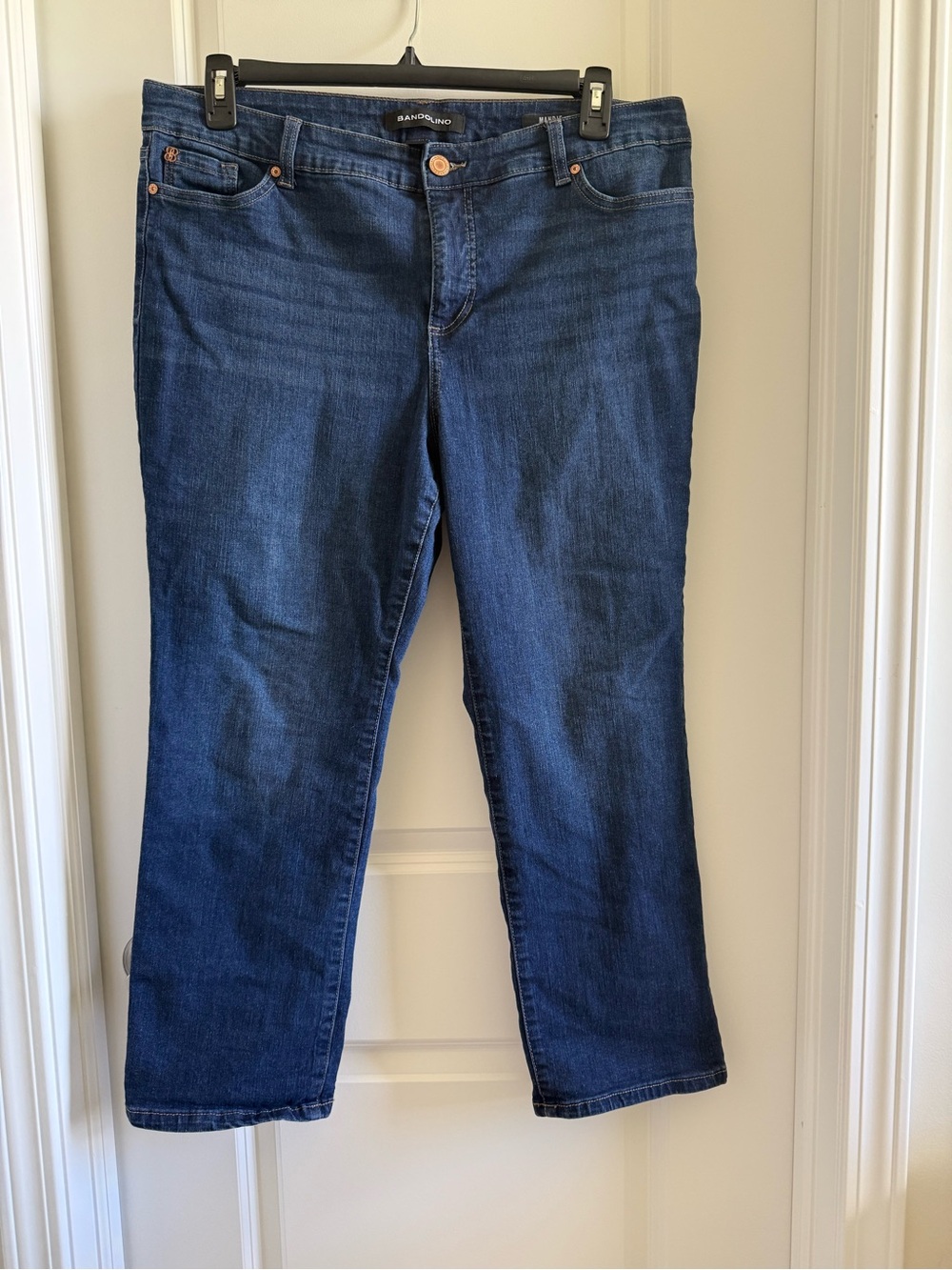Bandolino Dark Indigo Straight Leg Women’s Jeans - Picture 2 of 9